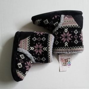 MUK LUKS SLIPPER BOOTIES